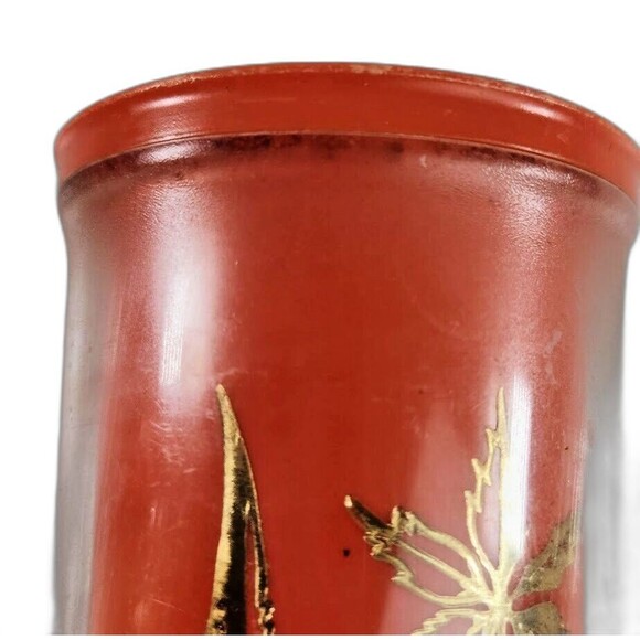 Vintage Burrite MCM Insulated Plastic Tumblers Set of 4 5” Mid‑Century Retro - Picture 3 of 16